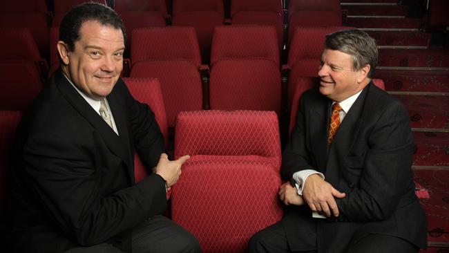 A seat was left vacant for the ghost of Federici on the opening night of Phantom of the Opera, produced by John Frost and Tim McFarlane. Picture: Craig Borrow