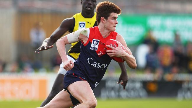 Bayley Fritsch in action for Casey in the VFL. Picture: Getty