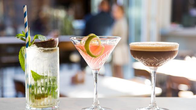 Healthy – well, healthier – cocktails at The Good Place. Picture: Supplied