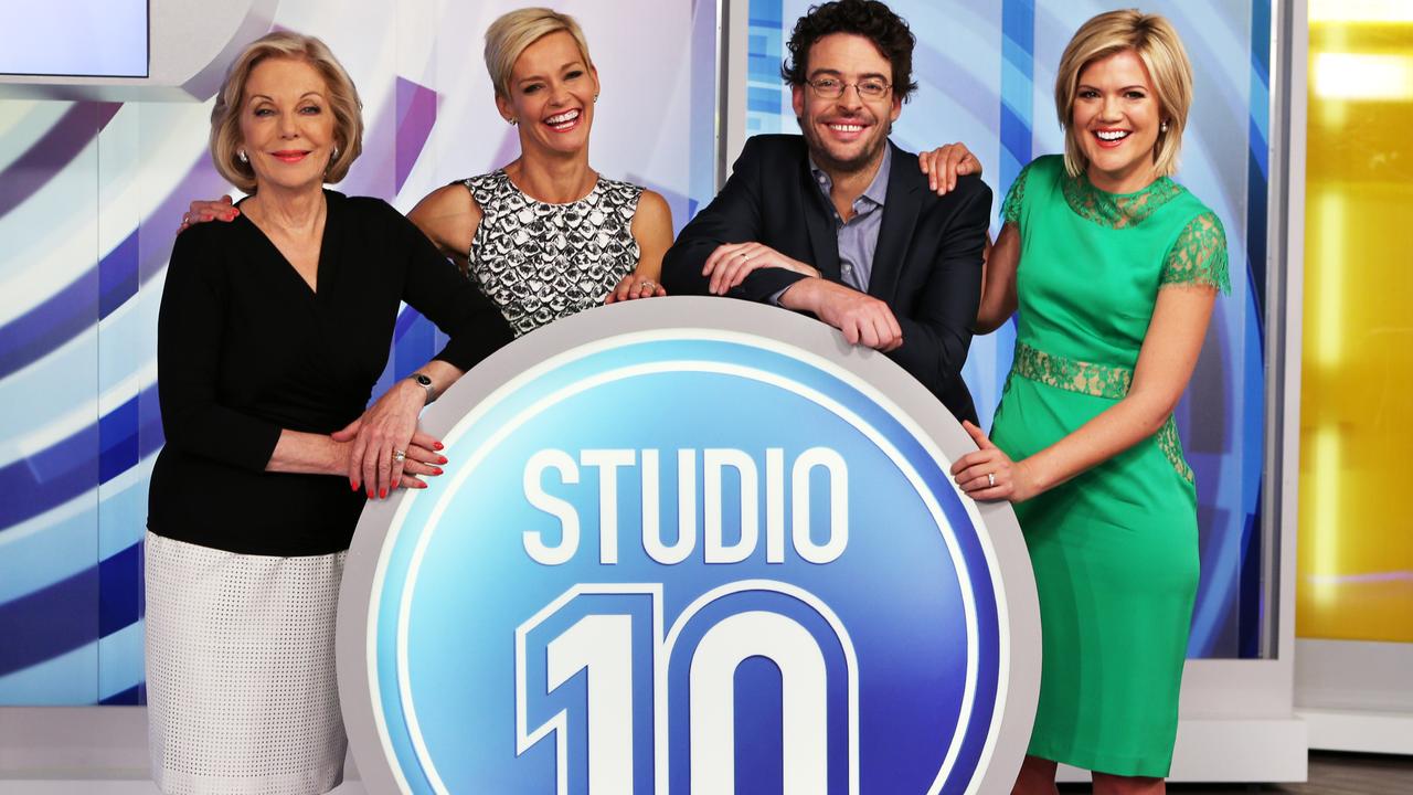 The original Studio 10 line-up: Ita Buttrose, Jessica Rowe, Joe Hildebrand and Sarah Harris.