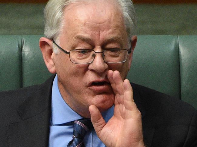 Federal Minister for Trade Andrew Robb during Question Time at Parliament House in Canberra on Thursday, Oct. 22, 2015. (AAP Image/Mick Tsikas) NO ARCHIVING