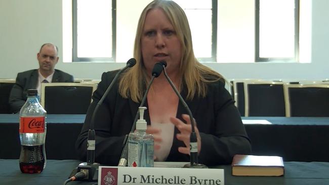 Dr Michelle Byrne gave evidence at the inquiry into allegations of impropriety against the Hills Shire Council. Picture: Supplied.