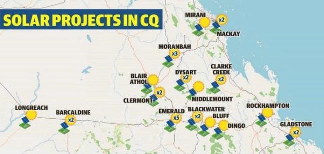 SOLAR ROLL OUT: Solar projects are rolling out throughout Central Queensland. Picture: Contributed