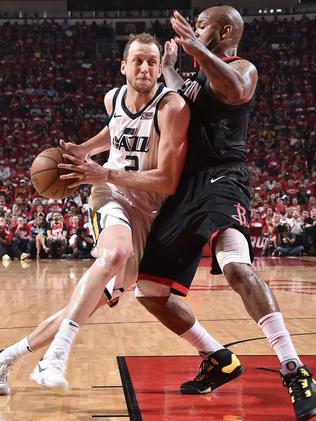 Joe Ingles of the Utah Jazz. Picture: Bill Baptist / NBAE / Getty Images