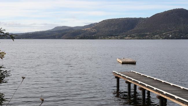 The peaceful view of the River Derwent from the motel. Picture: Nikki Davis-Jones