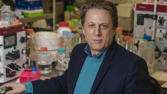 Professor Nikolai Petrovsky is working on a vaccine to slow the progression of Alzheimer’s disease. Picture: Roy VanDerVegt