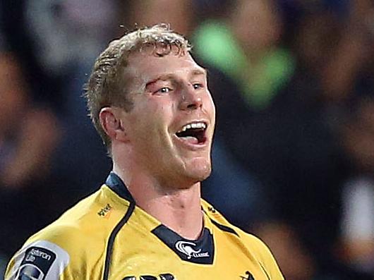 CAPE TOWN, SOUTH AFRICA - MAY 09: David Pocock of the Brumbies react to the referees call during the Super Rugby match between DHL Stormers and Brumbies at DHL Newlands Stadium on May 09, 2015 in Cape Town, South Africa. (Photo by Carl Fourie/Gallo Images)