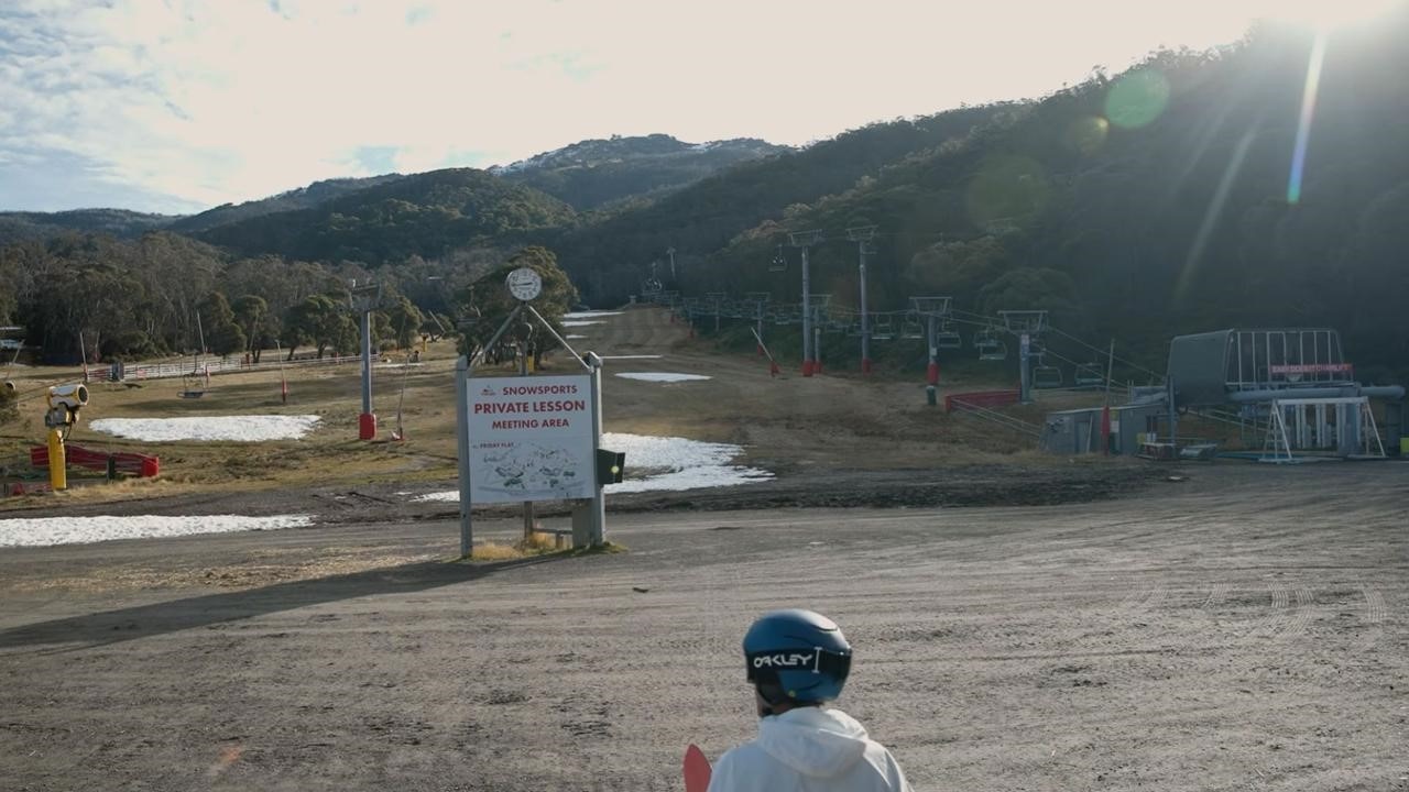 Thredbo Resort announced a slight change of plans for its opening weekend in early June, thanks to low snowfall. Picture: Facebook / Thredbo Resort