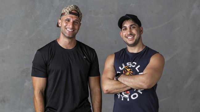 Nathaniel Anthony and Chris Anastasi, co-founders and owners of Muscle Nation