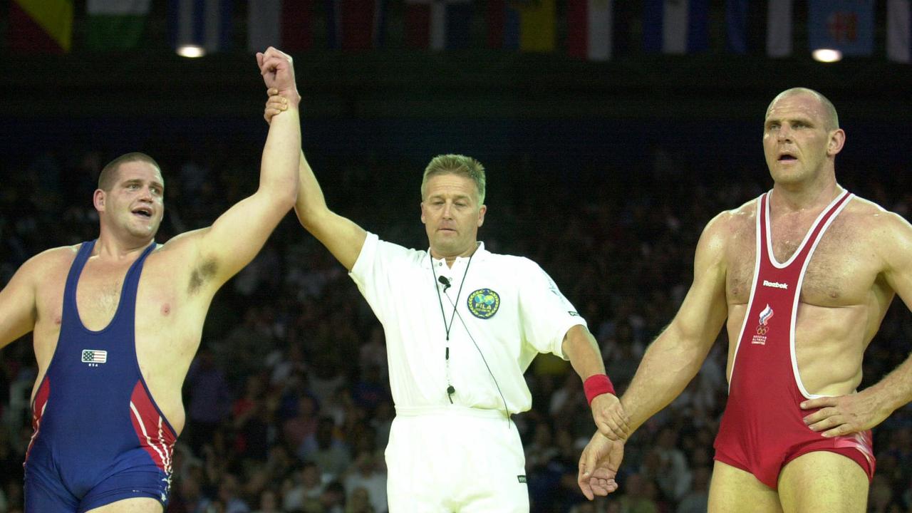 Rulon Gardner defeated the greatest wrestler of all time, Russia’s Aleksandr Karelin, in Sydney.