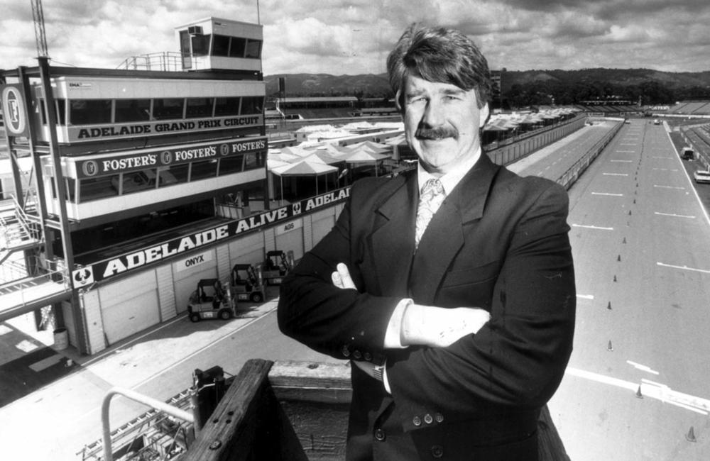 Adelaide Grand Prix executive director Dr Mal Hemmerling 25 Oct 1989.