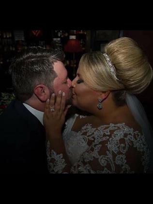 Ben Turnbull and Amanda McMillan-Turnbull on their wedding day.