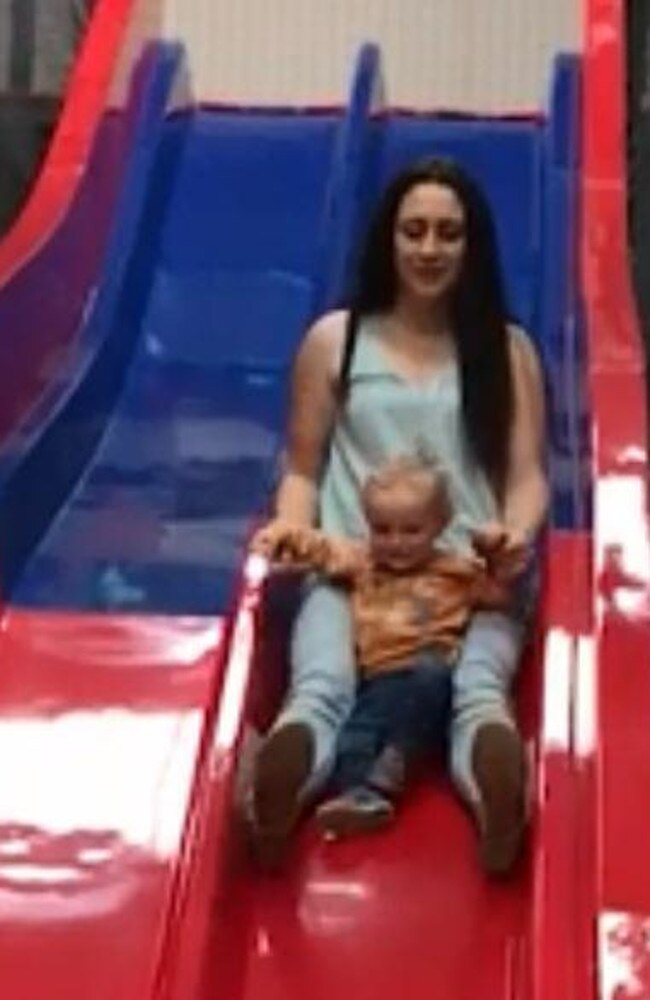 Toddler breaks leg on slide in horror video   — Australia's  leading news site