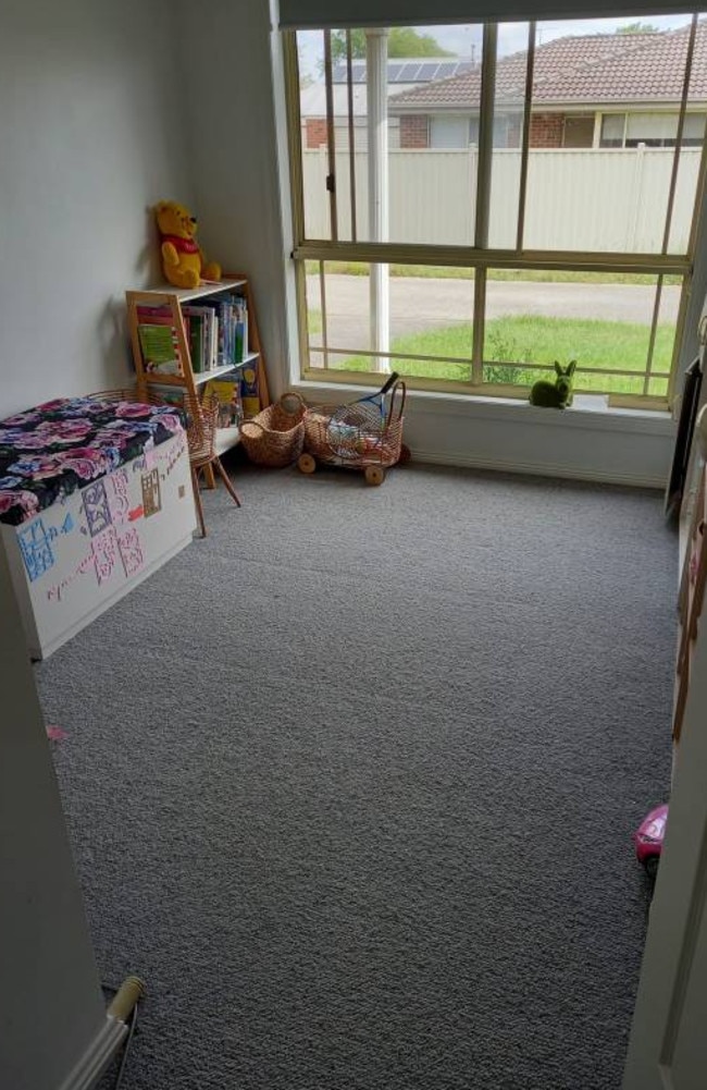 The mum does not expect the room to stay tidy for long. Picture: Facebook