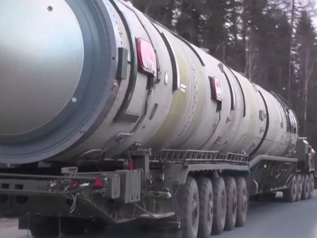 Russia's monster nuke missile Sarmat - also known as Satan 2. Picture: Supplied