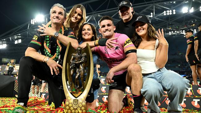 After four premierships in a row, Cleary certainly has a story to tell. Picture: NRL Photos