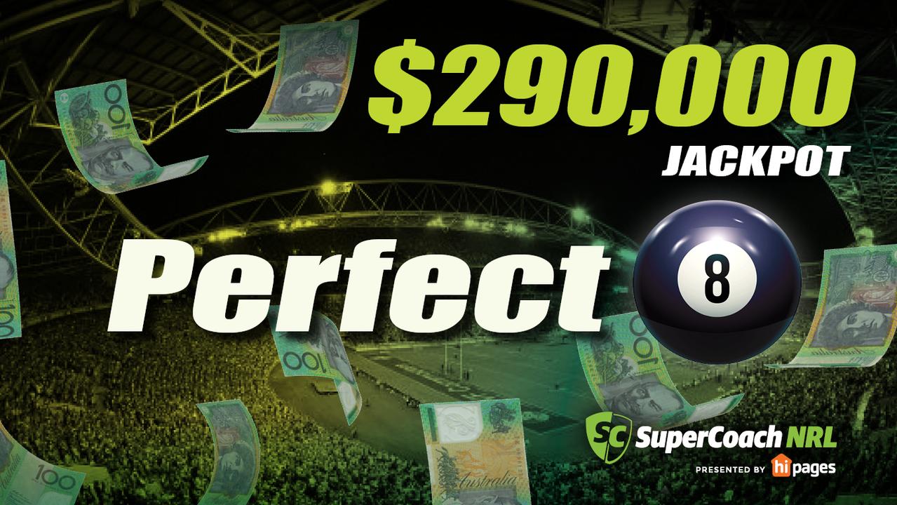 Perfect 8 has jackpotted to $290,000.