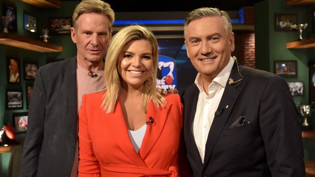 McGuire returned to The Footy Show at the start of this year. Picture: Supplied