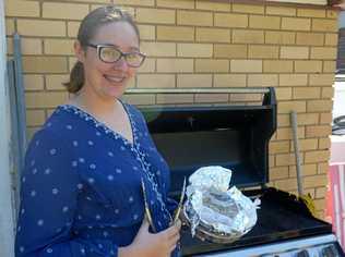 Skye Hutchinson will compete for Best Beef Rissole Artist on Sunday at Bartletts Tavern. Picture: Jann Houley