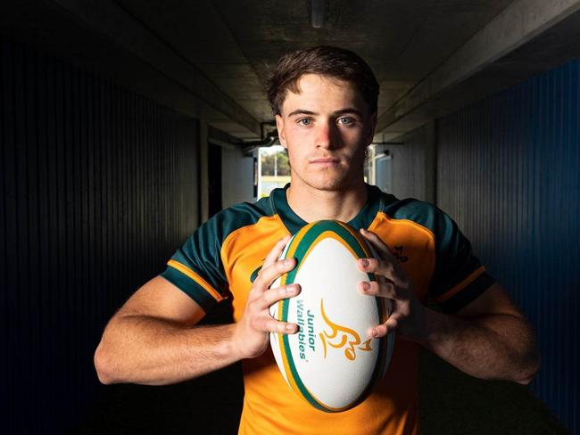 Former junior Wallabies captain Teddy Wilson. Picture: Rugby AU