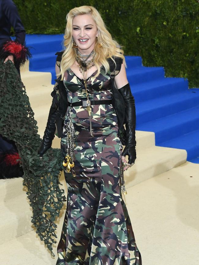 Madonna at Metropolitan Museum of Art on May 1, 2017 in New York City. Picture: Dia Dipasupil/Getty Images For Entertainment Weekly