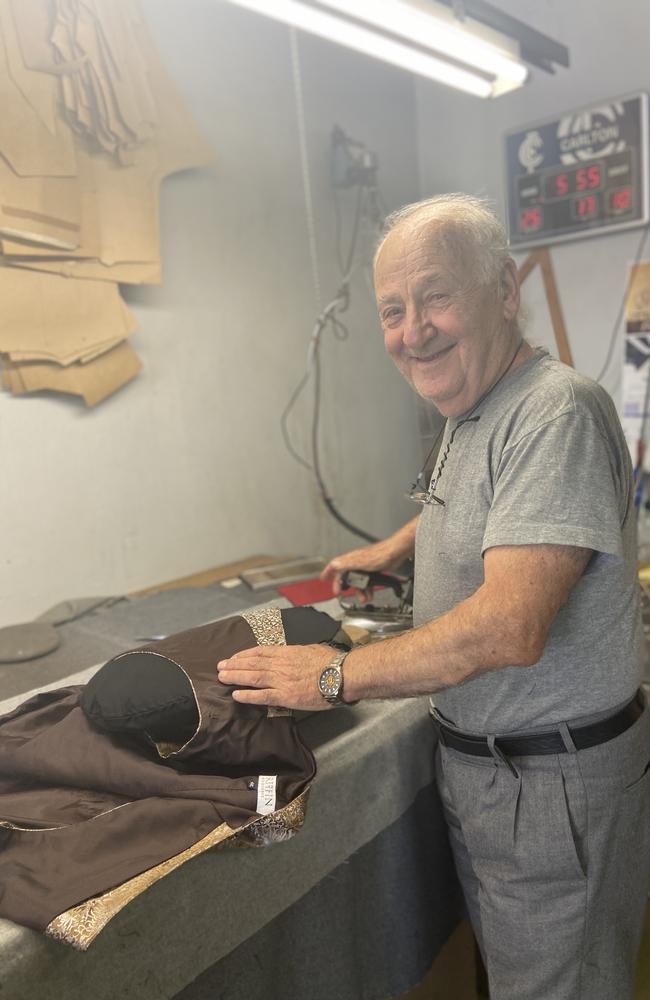 Preston tailor Kostas Katakalidis in his High St shop. Picture: Kirra Grimes