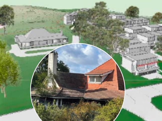 Plans to transform historic 'Raith House' estate into new childcare and housing development in Sydney's southwest.