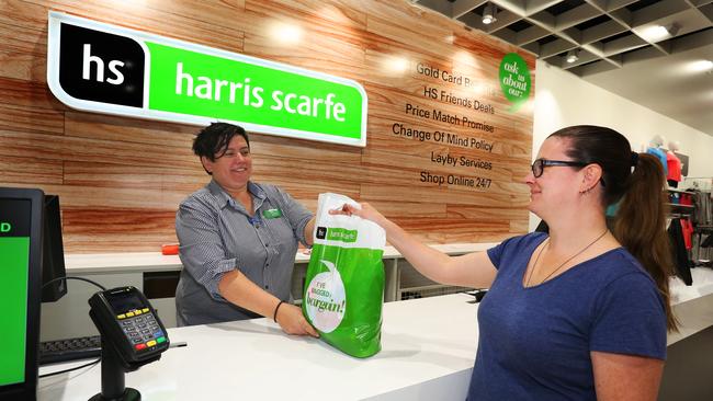 Retailer Harris Scarfe was placed into voluntary administration two weeks before Christmas last year. Picture: AAP Image/Angelo Velardo