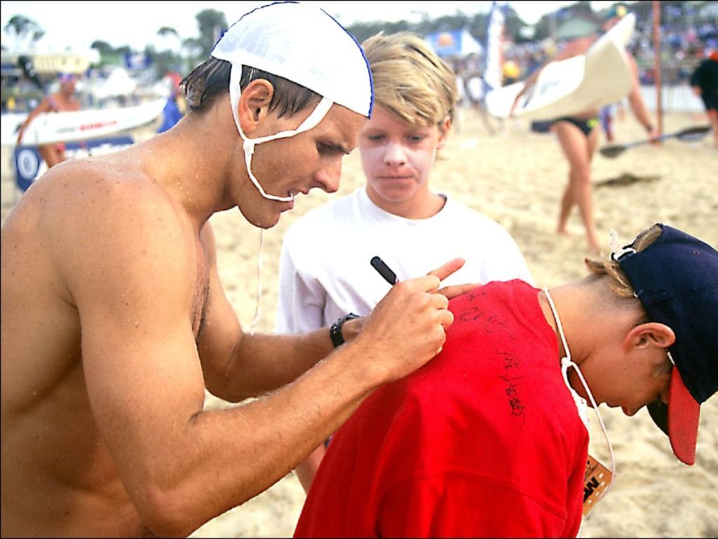 Dean Mercer during his competition years. Photos Courtesy Harvie Allison