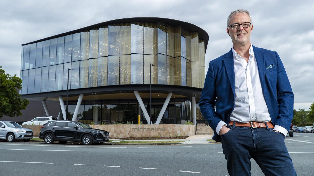 Michael Hill CEO Daniel Bracken at the company’s new Cannon Hill headquarters.