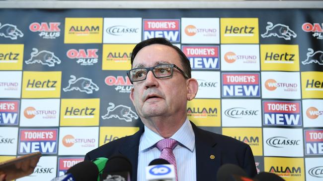 Brian Fletcher has been the chief executive of the Penrith Panthers since 2016. Picture: AAP/Joel Carrett