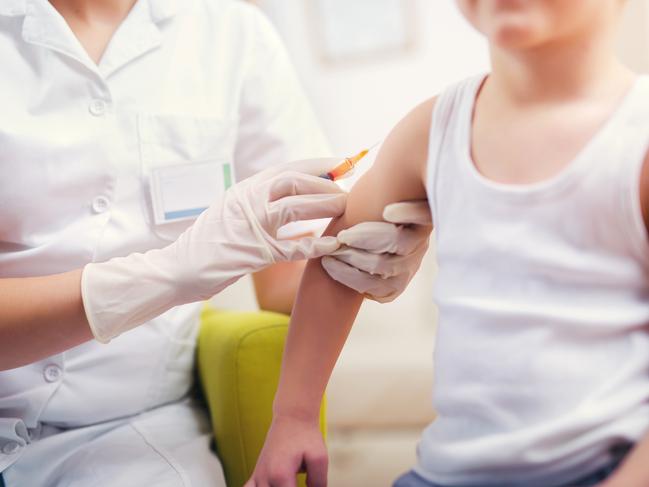 Flu vaccinations are free for kids under five, and $15 for older children. Picture: Getty Images