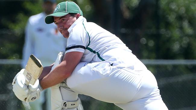 Daniel Salpietro in action for Airport West St Christopher’s. Picture: Hamish Blair