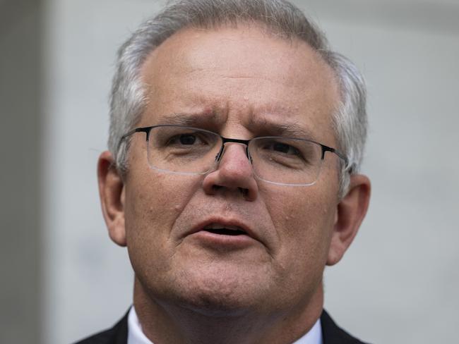 Scott Morrison has lashed UNESCO’s ‘appalling’ decision to list the Great Barrier Reef as in danger. Picture: Martin Ollman / NCA NewsWire