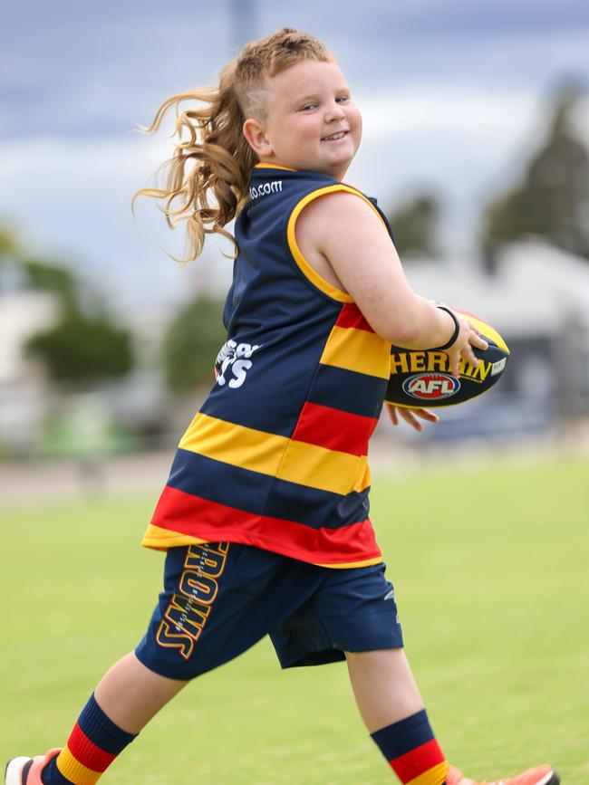 Ambrose and his mullet. He is inspired by Josh Rachele and Jess Waterhouse. Image: Russell Millard Photography