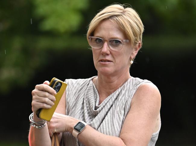 CANBERRA, AUSTRALIA - NewsWire Photos - February 11, 2025: Teal Independent Zoe Daniel arrives at The Lodge in Canberra. Picture: Martin Ollman / The Australian