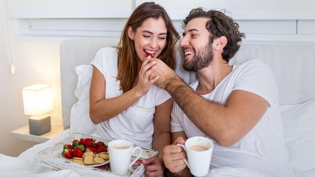 Does breakfast in bed turn you on? Tell your partner! Picture: iStock