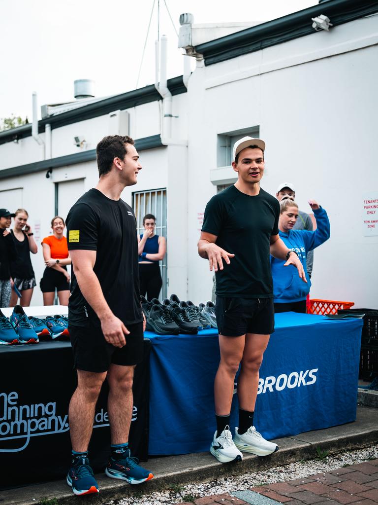 Henry and Nick Young started the Unley Run Club in 2023 and have seen it explode with participants after humble beginnings. Picture: Supplied