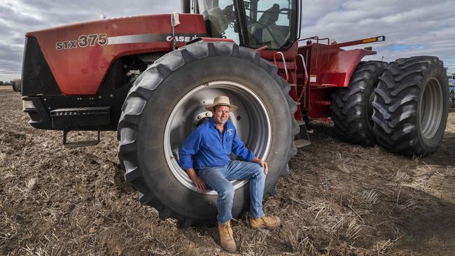 Brett  Hosking  at his Oakvale farm .Picture:Rob Leeson.