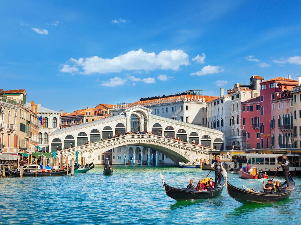 Venice’s Grand Canal. The city lobbied to host the Bezos wedding.
