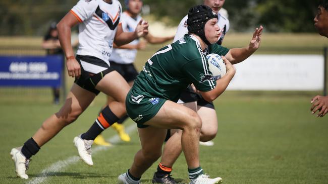 Logan Coombes scored four tries in round four. Picture: Warren Gannon Photography=