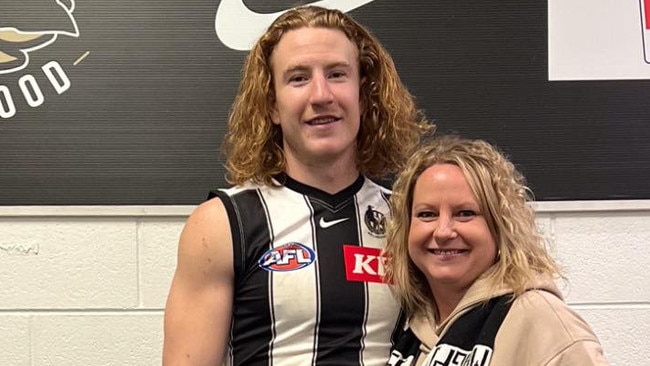 Beau McCreery with his mother, Julie. Picture: Supplied