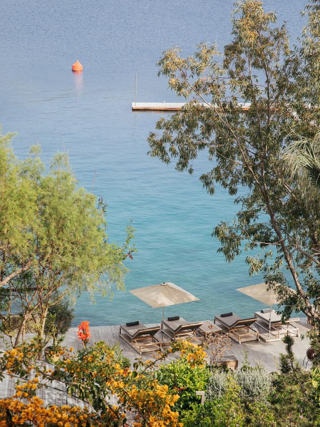 Villa Macakizi’s expansive pool deck. Picture: Elise Hassey.