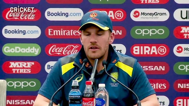 Finch says Australia playing back to back is "really good"