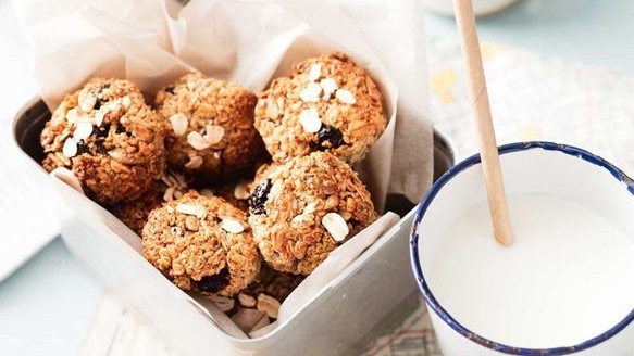 WFH SNACKS: Blueberry and banana bickie bites.