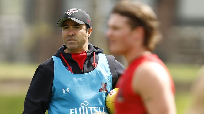 Essendon faces a tough first six rounds as the Bombers adjust to Brad Scott’s new game plan. Picture: Darrian Traynor/Getty Images