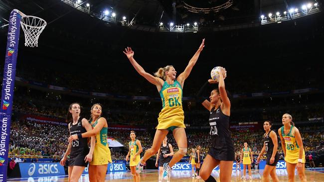 In action during the final of the 2015 Netball World Cup in Sydney. Picture: Matt King/Getty Images