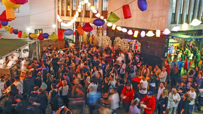 Big crowds are expected at Parramatta Lanes.