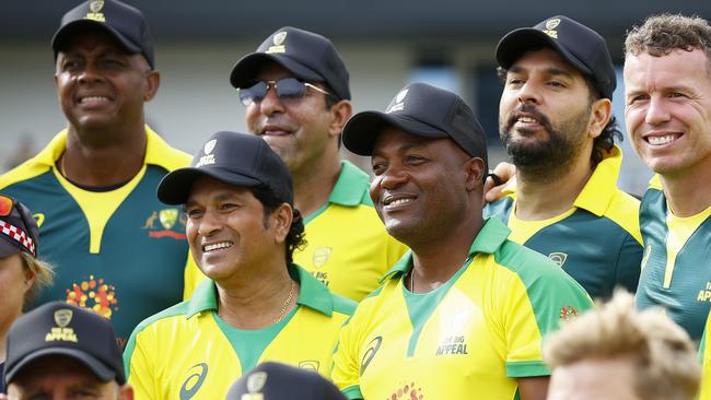 Stars from world cricket and Australian domestic sport joined together for the charity match.