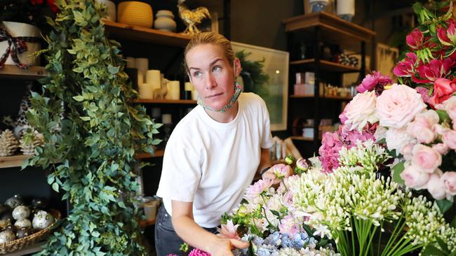 Avalon local florist Sarah Cowley says her business will be impacted. Picture: Tim Hunter